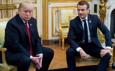 President Macron fra NATO-møte til generalstreik i Frankrike