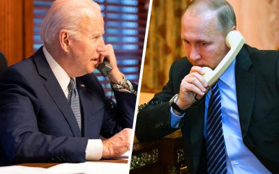 Telefonforhandlinger mellom presidentene Biden og Putin