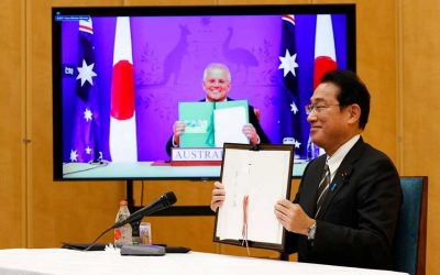 Australia og Japan har signert sikkerhetspakt
