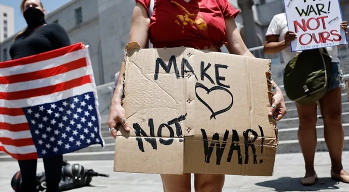The following day of US attack on Iran