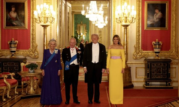 President Donald Trump on his second official visit to the United Kingdom