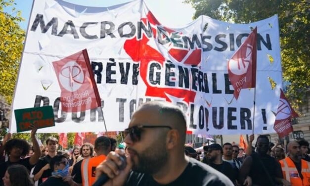 Demonstrations against President Macron’s austerity politics