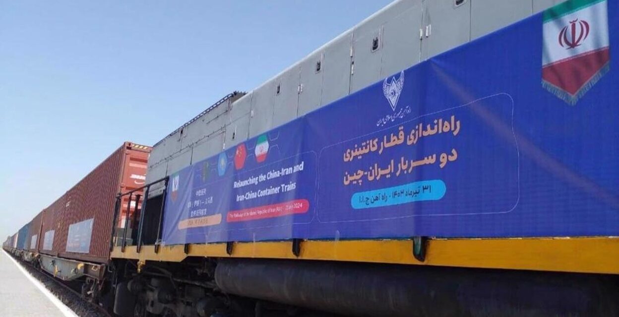 Railway connection between Teherán and Beijing