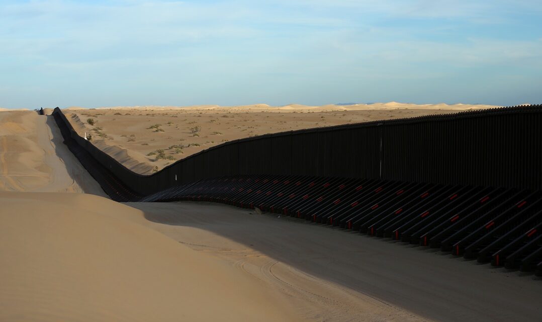 The border wall with Mexico is expected to be completed in 2027