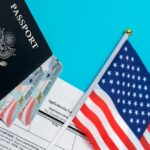 An application for immigration will not be possible if the applicant has not yet set foot on US soil