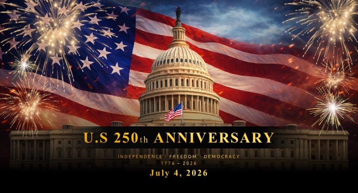 The United States celebrates the 250th anniversary of its Declaration of Independence