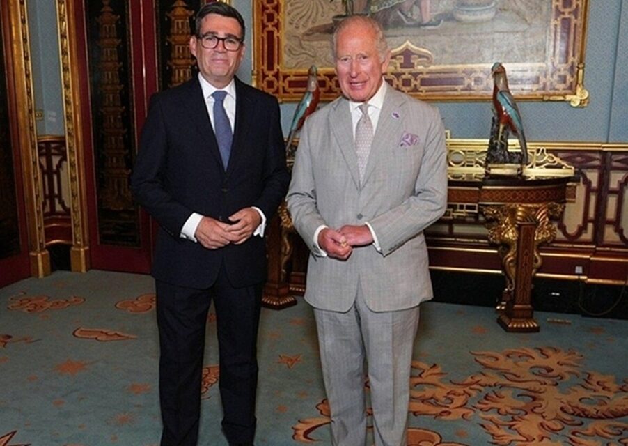 Britain’s new Prime Minister Andy Burnham sworn in
