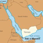 The Bab al-Mandeb-Strait