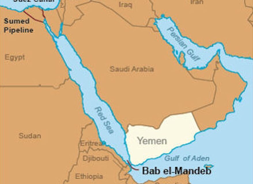 The Bab al-Mandeb-Strait