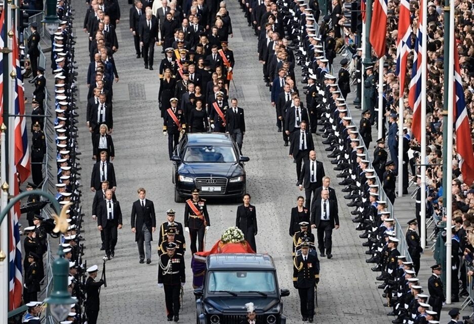 Norwegian King Harald V buried