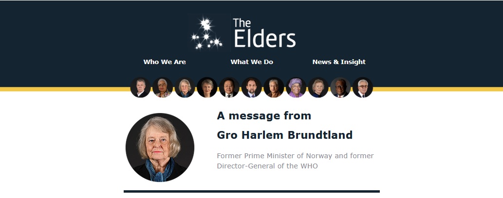 A Message from The Elders